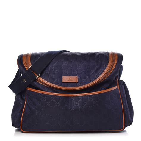 gucci diaper bag blue|authentic gucci diaper bag sale.